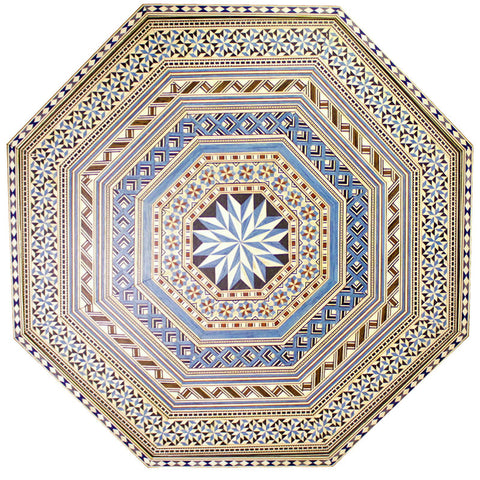 Octagonal tray inlaid Seville