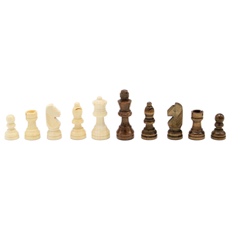 Fichas ajedrez madera