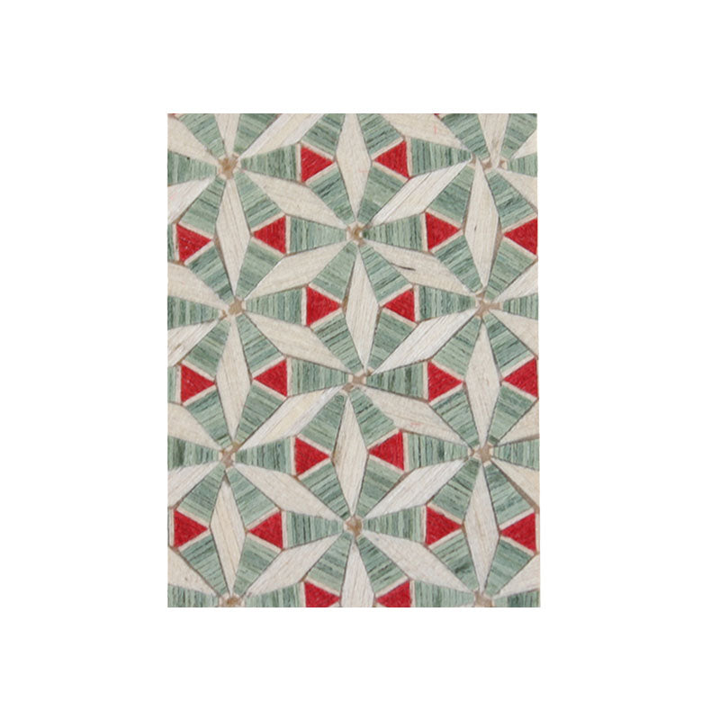 Imán nevera rectangular mosaico verde